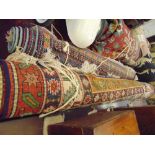 Three assorted eastern rugs