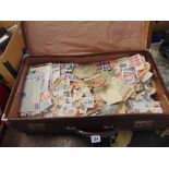 A large qty of postage stamps