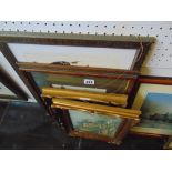 A qty of framed pictures