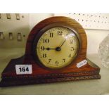 An Oak mantle clock