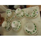 A Colclough part tea set,