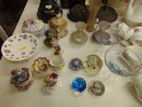 A qty of porcelain and pottery,