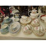 A Royal Doulton Canton part tea set,