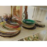 A qty of assorted cabinet plates and others, Royal Doulton, Albert,