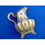 A Victorian hall marked Silver jug, 1845,