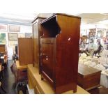 A Mahogany bedside cabinet