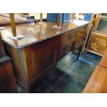 A mahogany sideboard,