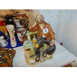 A Capodimonte figure of an old man