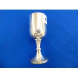 A hallmarked Silver kiddush cup