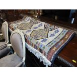 A Persian kilim, brown,