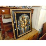 A framed Egyptian picture