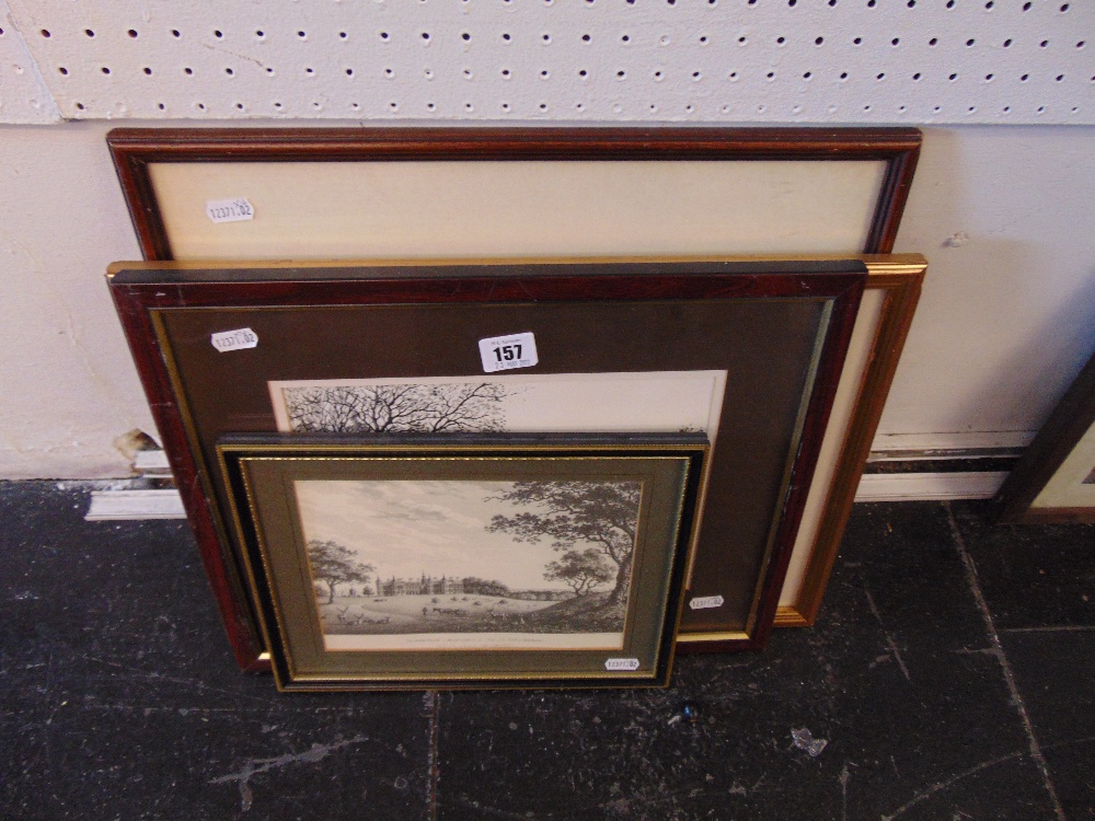 A signed Leonard Brewer early etching plus others