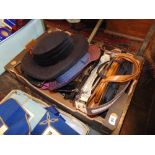 A qty of assorted vintage and modern bags inc. hat and a pair of jimmy Choo stilettos (38.