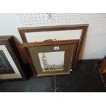 A qty of framed pictures