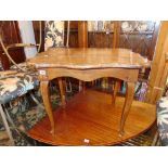 An antique Northern Italian side table,