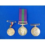 Three war medals