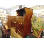 A Mahogany bedside cabinet