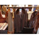 A suede coat, Maxfield Parish, medium,