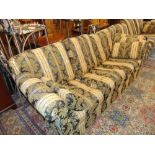 Two floral patterned (very comfy size) sofas (3 & 4 seater) good condition,