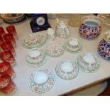 A part Minton tea set