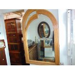 A Bamboo oblong designer mirror