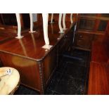 A mahogany sideboard,