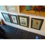 Two Spy Cricket prints and two others