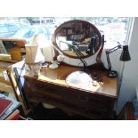 A Mahogany dressing table,