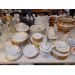 An early Limoges part dinner service