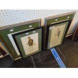 Two Spy Cricket prints and two others