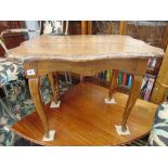 An antique Northern Italian side table,