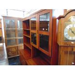 Two mid-century wall units,