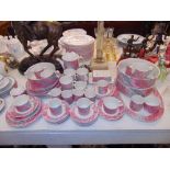 A Villeroy and Boch 'collage' part dinner service