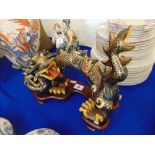 A Chinese porcelain Dragon,