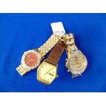 Three watches; two Ingersoll watches (good condition, need batteries) and a Rotary watch,