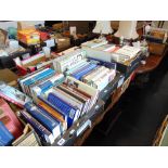 A collection of Judaica books,