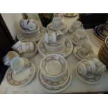 A Doulton part tea set