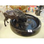 An Artdeco centre piece bowl,