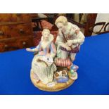 A Meissen figural group,