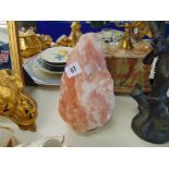 A Salt stone lamps