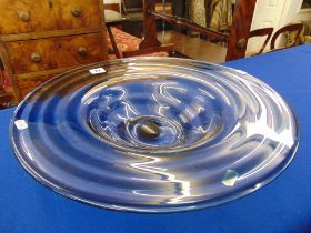An art glass centre bowl,