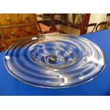 An art glass centre bowl,