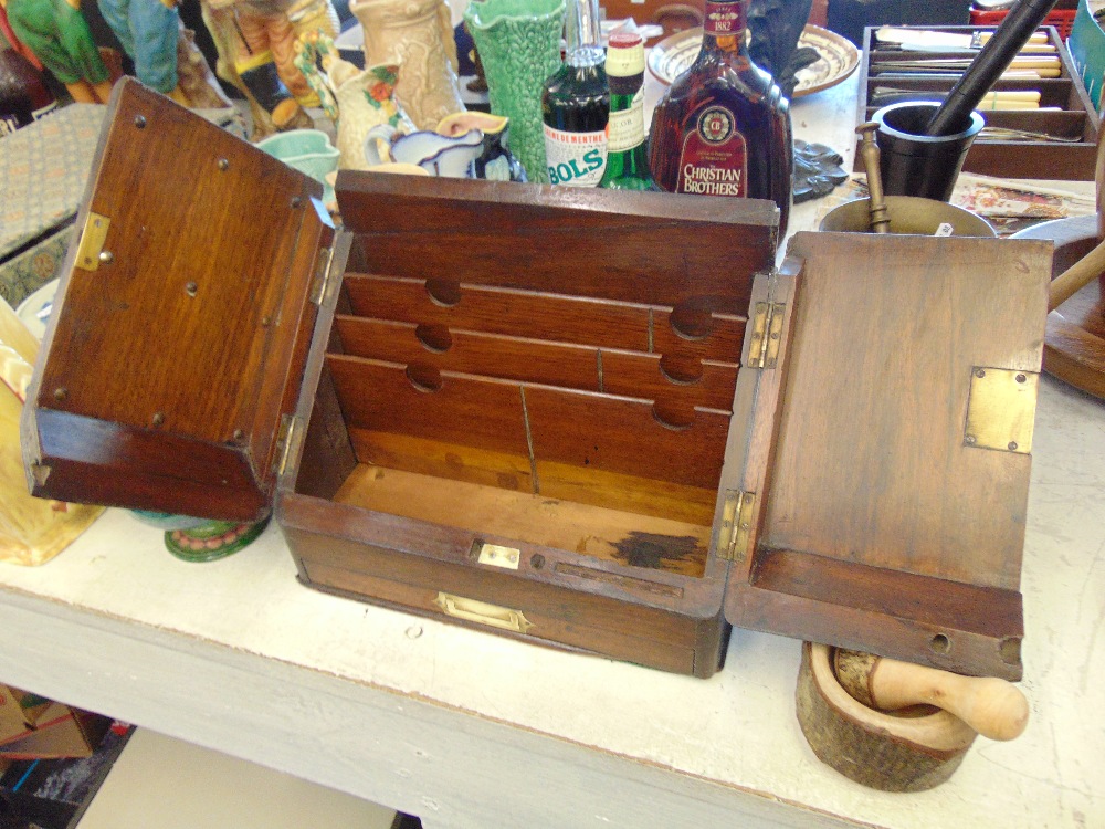 A Walnut stationary cabinet - Image 2 of 2