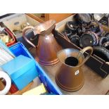 Two Copper jugs,