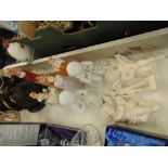 A qty of china, figurines etc.