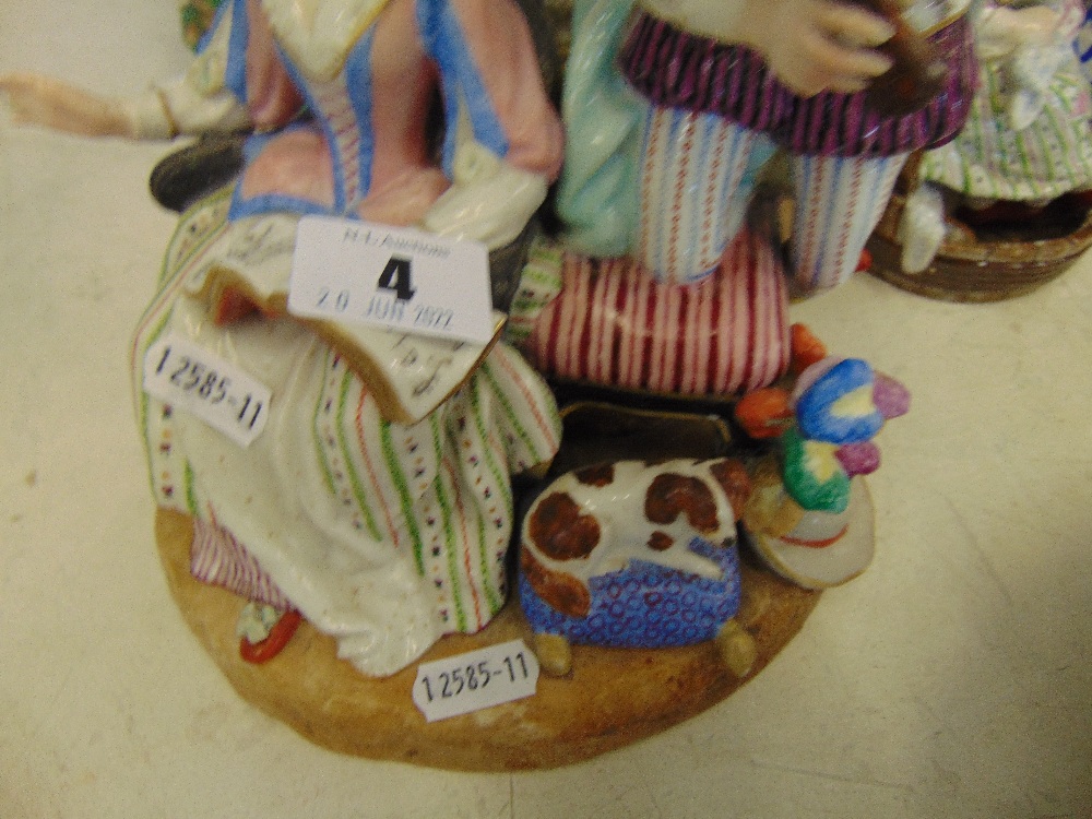 A Meissen figural group, - Image 3 of 5