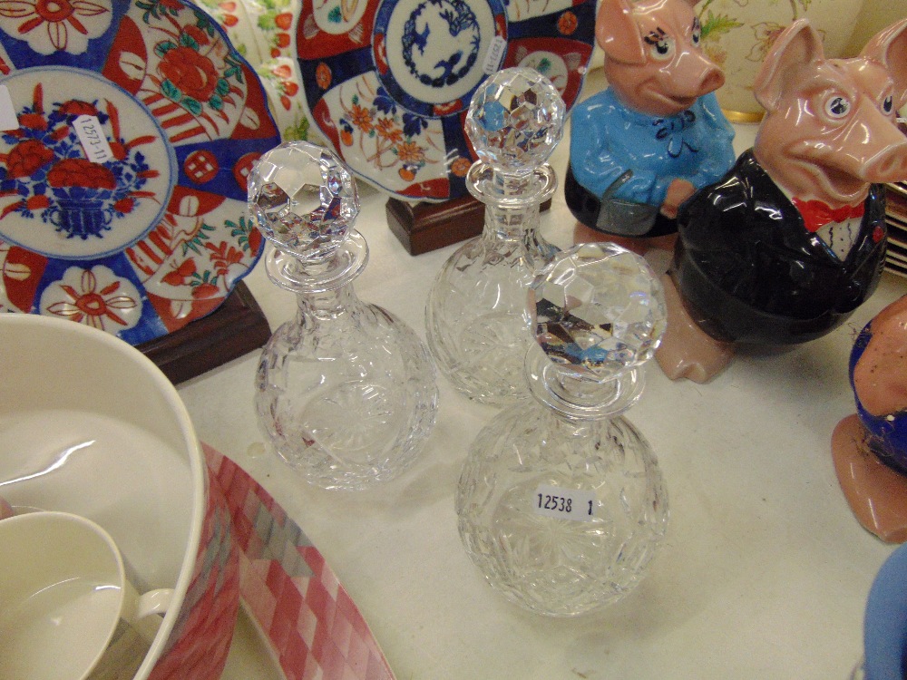 Three crystal prize decanters, - Image 2 of 2
