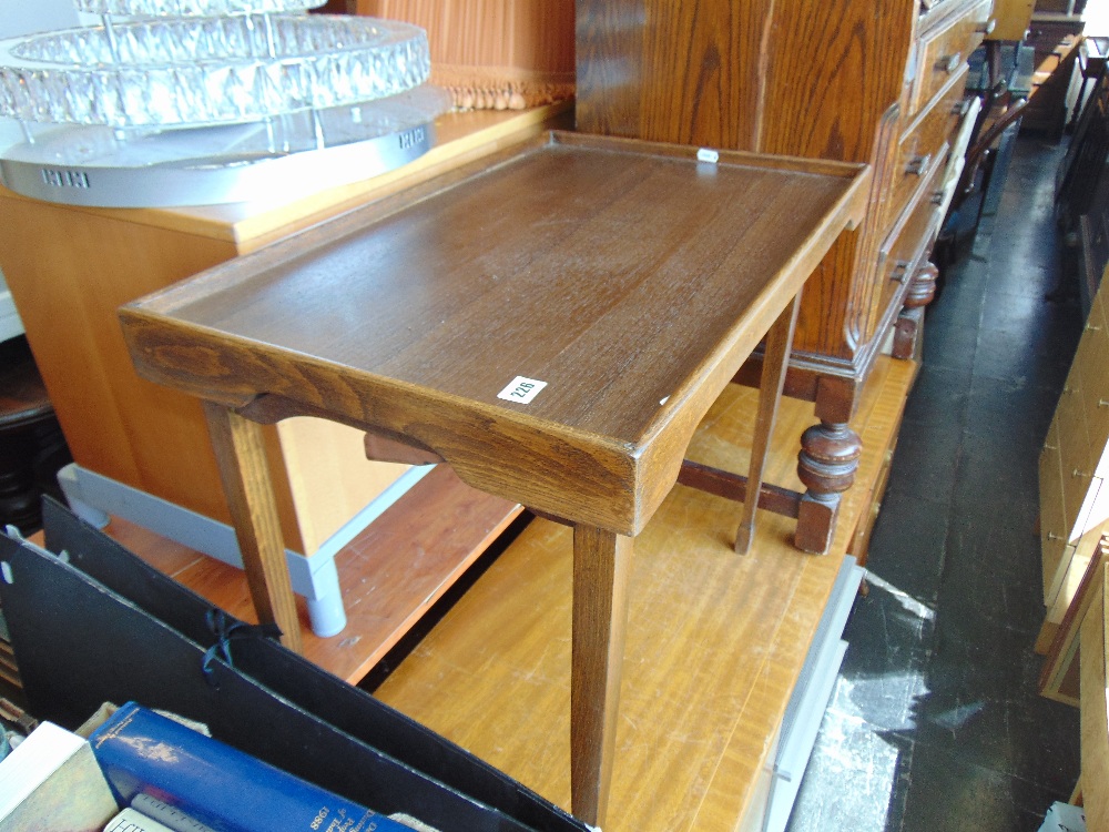 An Oak tray/ table, - Image 3 of 3