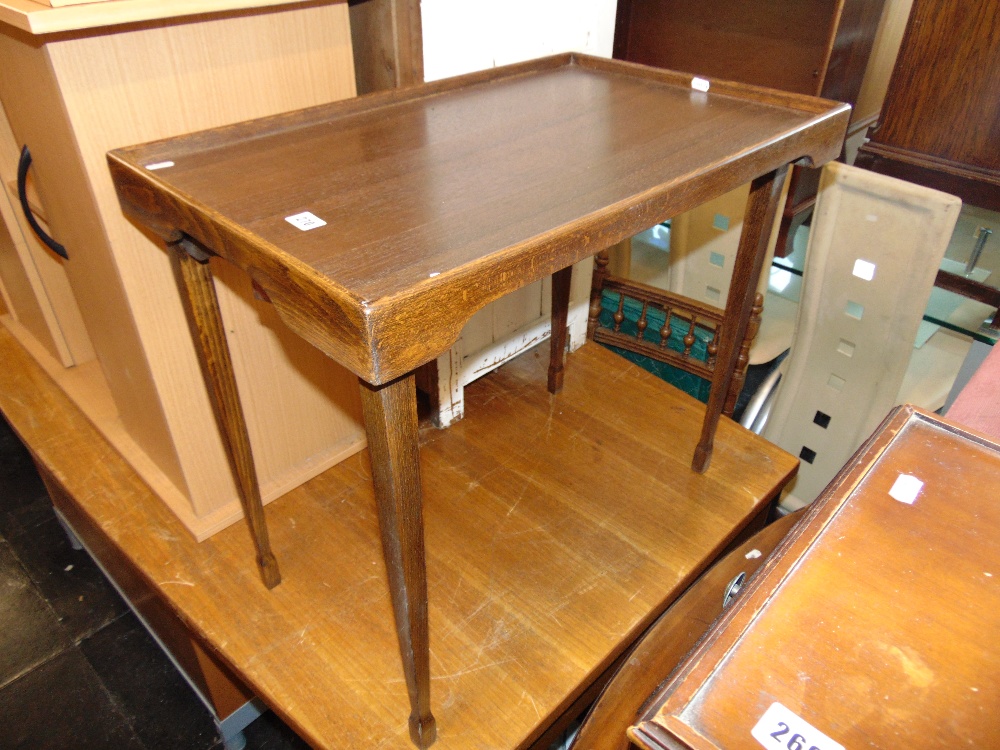 An Oak tray/ table, - Image 2 of 3