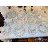 A Doulton part tea set